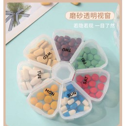 Pill Box - White & Transpraent
